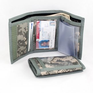 Camouflage Trifold ID Wallet with Outside & Inside ID - Rainbow of California