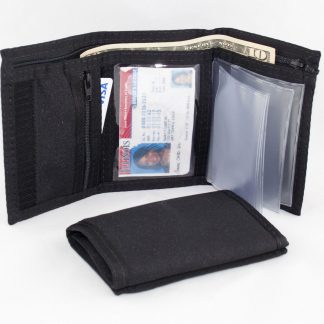 Trifold Wallet w/ RFID Blocking Panel & Inside Mini-Zipper Pocket - 17PLZ-RFID