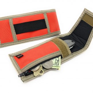 Mini Flashlight or Knifecase Holder - w/Outside Zipper Pocket