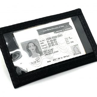 Minimalist Front Pocket Slim ID Wallet / Inside Keyring Lanyard Attachable / 76PL-V1